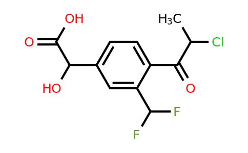 1805892-66-3 | 4-(2-Chloropropanoyl)-3-(difluoromethyl)mandelic acid