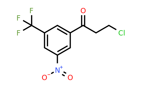 1805892-70-9 | 3-Chloro-1-(3-nitro-5-(trifluoromethyl)phenyl)propan-1-one