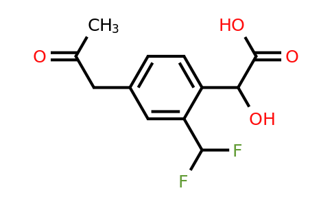 1805892-78-7 | 2-(Difluoromethyl)-4-(2-oxopropyl)mandelic acid