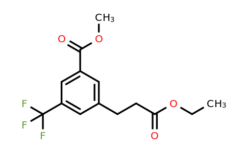1805892-84-5 | Methyl 3-(3-ethoxy-3-oxopropyl)-5-(trifluoromethyl)benzoate