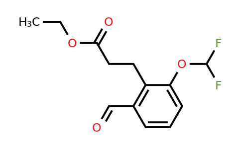 1805892-85-6 | Ethyl 2-(difluoromethoxy)-6-formylphenylpropanoate
