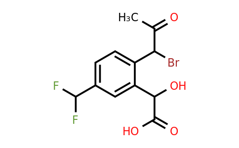 1805892-91-4 | 2-(1-Bromo-2-oxopropyl)-5-(difluoromethyl)mandelic acid