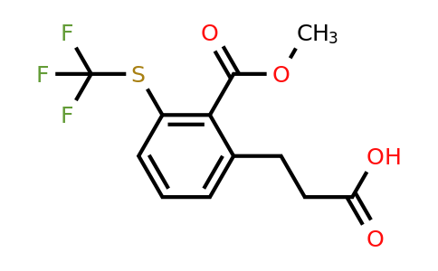 1805892-94-7 | Methyl 2-(2-carboxyethyl)-6-(trifluoromethylthio)benzoate