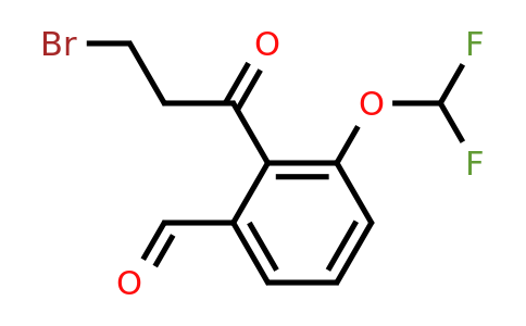 1805893-02-0 | 2-(3-Bromopropanoyl)-3-(difluoromethoxy)benzaldehyde
