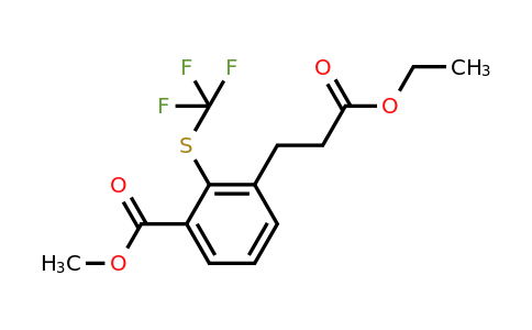 1805893-08-6 | Methyl 3-(3-ethoxy-3-oxopropyl)-2-(trifluoromethylthio)benzoate