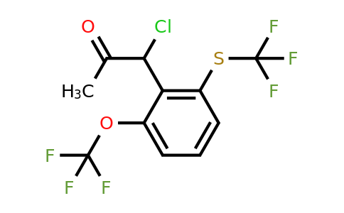 1805893-17-7 | 1-Chloro-1-(2-(trifluoromethoxy)-6-(trifluoromethylthio)phenyl)propan-2-one