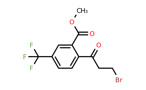 1805893-19-9 | Methyl 2-(3-bromopropanoyl)-5-(trifluoromethyl)benzoate