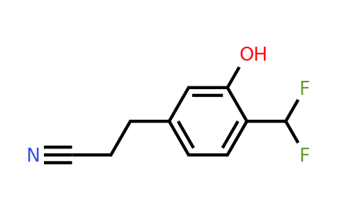 1805893-23-5 | 4-(Difluoromethyl)-3-hydroxyphenylpropanenitrile