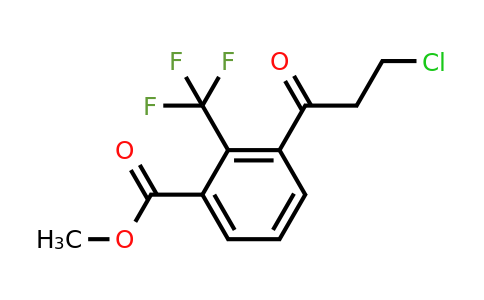 1805893-33-7 | Methyl 3-(3-chloropropanoyl)-2-(trifluoromethyl)benzoate