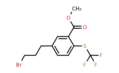 1805893-34-8 | Methyl 5-(3-bromopropyl)-2-(trifluoromethylthio)benzoate