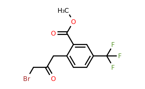 1805893-49-5 | Methyl 2-(3-bromo-2-oxopropyl)-5-(trifluoromethyl)benzoate