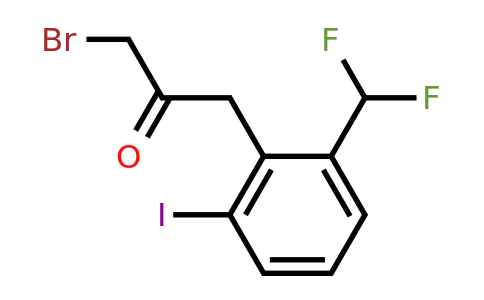 1805893-74-6 | 1-Bromo-3-(2-(difluoromethyl)-6-iodophenyl)propan-2-one
