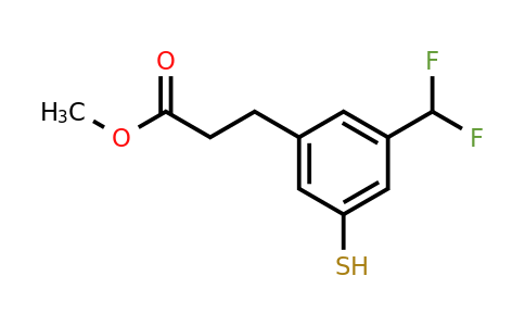 1805893-91-7 | Methyl 3-(difluoromethyl)-5-mercaptophenylpropanoate