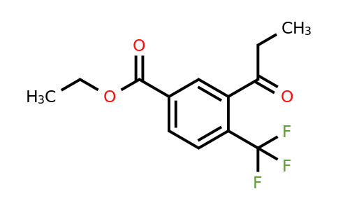 1805893-93-9 | Ethyl 3-propionyl-4-(trifluoromethyl)benzoate