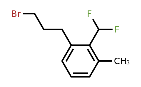 1805894-44-3 | 3-(3-Bromopropyl)-2-(difluoromethyl)toluene