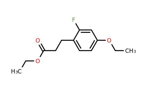 1805894-57-8 | Ethyl 4-ethoxy-2-fluorophenylpropanoate
