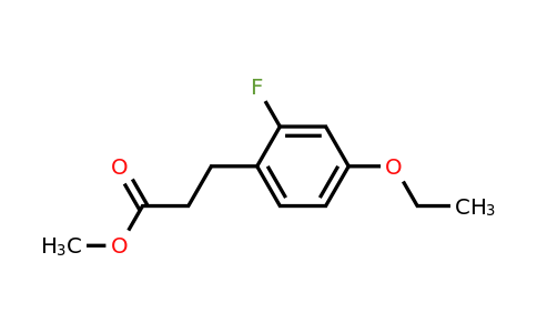 1805894-60-3 | Methyl 4-ethoxy-2-fluorophenylpropanoate