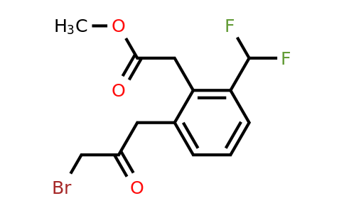 1805894-65-8 | Methyl 2-(3-bromo-2-oxopropyl)-6-(difluoromethyl)phenylacetate