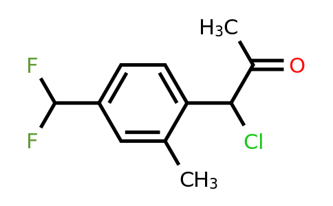 1805894-66-9 | 1-Chloro-1-(4-(difluoromethyl)-2-methylphenyl)propan-2-one