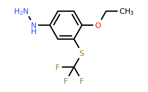 1805895-87-7 | 1-(4-Ethoxy-3-(trifluoromethylthio)phenyl)hydrazine