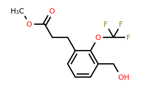 1805896-58-5 | Methyl 3-(3-(hydroxymethyl)-2-(trifluoromethoxy)phenyl)propanoate