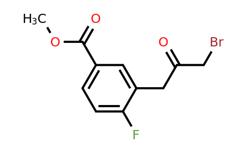 1805896-98-3 | Methyl 3-(3-bromo-2-oxopropyl)-4-fluorobenzoate