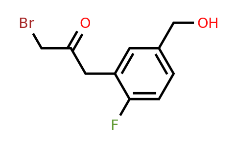 1805897-06-6 | 1-Bromo-3-(2-fluoro-5-(hydroxymethyl)phenyl)propan-2-one