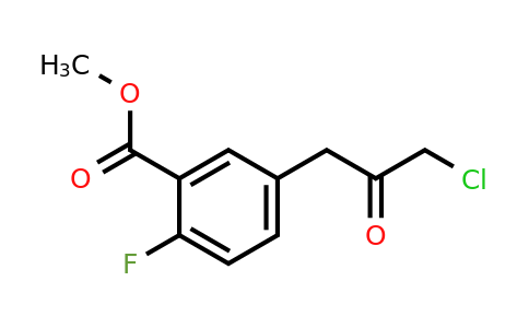 1805897-21-5 | Methyl 5-(3-chloro-2-oxopropyl)-2-fluorobenzoate