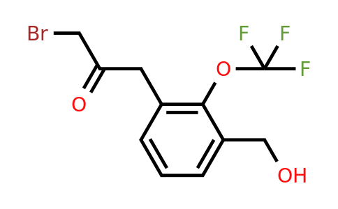 1805897-23-7 | 3-(3-Bromo-2-oxopropyl)-2-(trifluoromethoxy)benzylalcohol