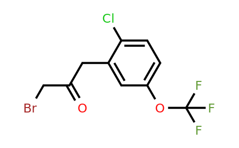 1805898-13-8 | 1-Bromo-3-(2-chloro-5-(trifluoromethoxy)phenyl)propan-2-one