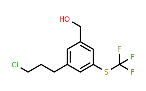 1805898-22-9 | 3-(3-Chloropropyl)-5-(trifluoromethylthio)benzylalcohol