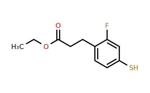 1805898-56-9 | Ethyl 2-fluoro-4-mercaptophenylpropanoate