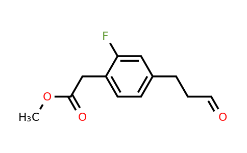1805898-69-4 | Methyl 2-fluoro-4-(3-oxopropyl)phenylacetate
