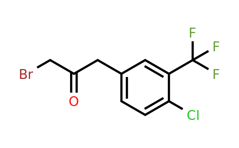 1805898-71-8 | 1-Bromo-3-(4-chloro-3-(trifluoromethyl)phenyl)propan-2-one