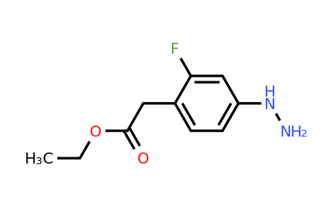 1805899-26-6 | Ethyl 2-fluoro-4-hydrazinylphenylacetate