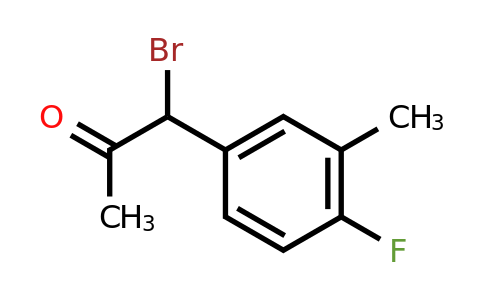1805899-38-0 | 1-Bromo-1-(4-fluoro-3-methylphenyl)propan-2-one