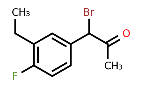 1805899-77-7 | 1-Bromo-1-(3-ethyl-4-fluorophenyl)propan-2-one
