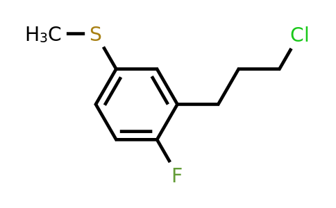 1805899-93-7 | 3-(3-Chloropropyl)-4-fluorothianisole