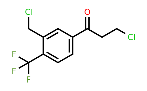 1805900-34-8 | 3-Chloro-1-(3-(chloromethyl)-4-(trifluoromethyl)phenyl)propan-1-one