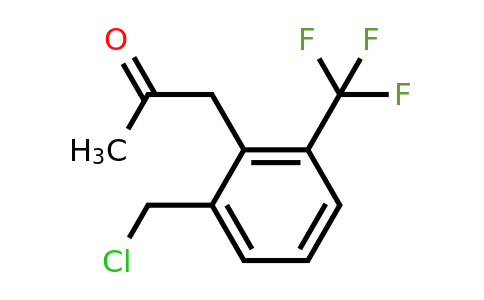 1805900-36-0 | 1-(2-(Chloromethyl)-6-(trifluoromethyl)phenyl)propan-2-one