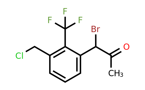 1805900-43-9 | 1-Bromo-1-(3-(chloromethyl)-2-(trifluoromethyl)phenyl)propan-2-one
