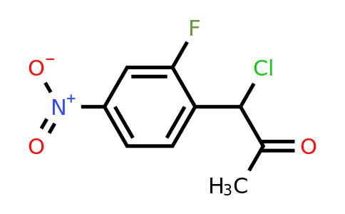 1805900-61-1 | 1-Chloro-1-(2-fluoro-4-nitrophenyl)propan-2-one