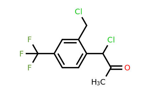 1805900-63-3 | 1-Chloro-1-(2-(chloromethyl)-4-(trifluoromethyl)phenyl)propan-2-one