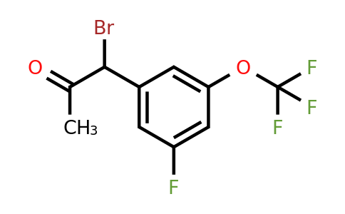 1805901-25-0 | 1-Bromo-1-(3-fluoro-5-(trifluoromethoxy)phenyl)propan-2-one