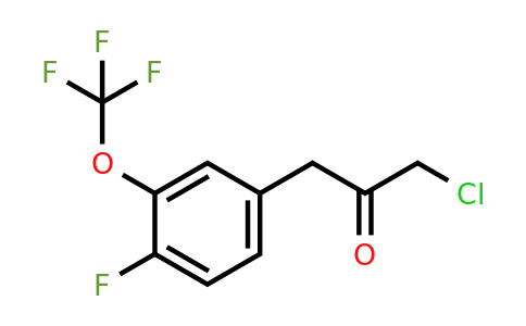 1805901-55-6 | 1-Chloro-3-(4-fluoro-3-(trifluoromethoxy)phenyl)propan-2-one