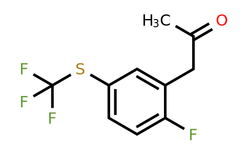 1805902-76-4 | 1-(2-Fluoro-5-(trifluoromethylthio)phenyl)propan-2-one