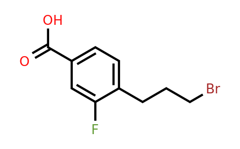 1805903-35-8 | 4-(3-Bromopropyl)-3-fluorobenzoic acid