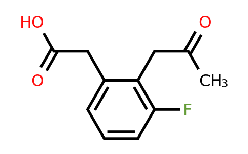 1805904-74-8 | 3-Fluoro-2-(2-oxopropyl)phenylacetic acid