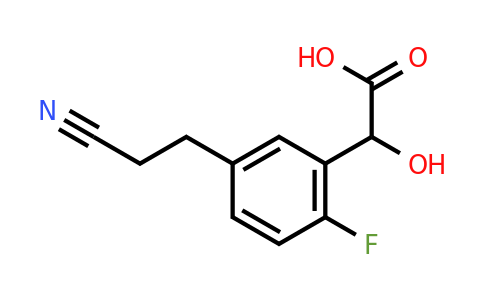 1805904-77-1 | 5-(2-Cyanoethyl)-2-fluoromandelic acid