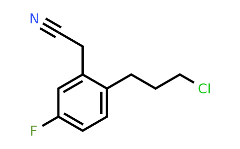 1805905-20-7 | 2-(3-Chloropropyl)-5-fluorophenylacetonitrile